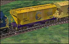 CSX 2 Bay ACF CenterFlow(tm) Hopper - 650 KB KB