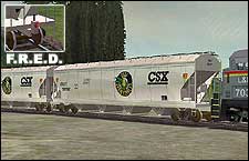CSX Four Bay ACF CenterFlow(tm) Hopper - 613 KB KB