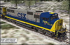 CSX SD70MAC Repaint - 1.66 MB KB