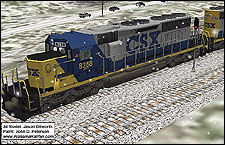 CSX SD40-2 Diesel Repaint - 1.39 MB KB